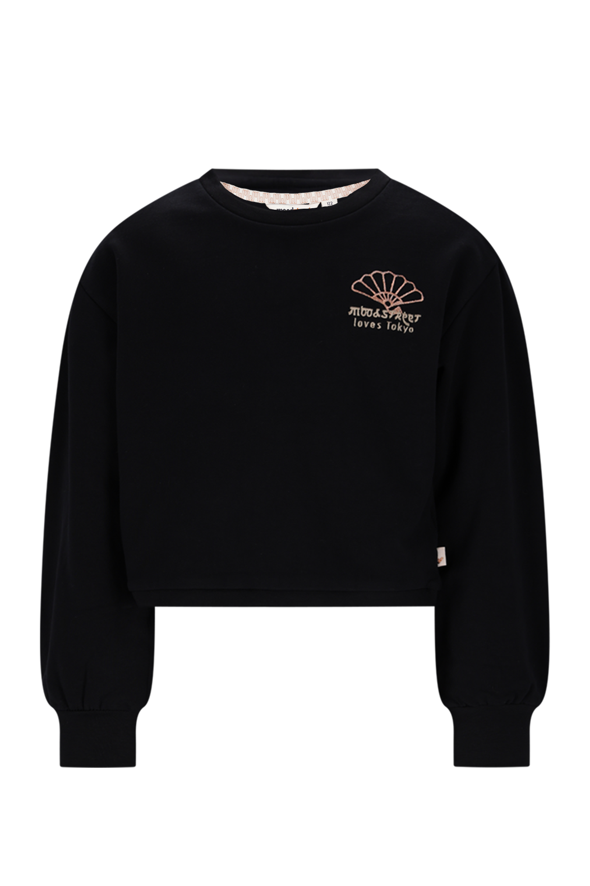 SOTA cropped sweater -zwart-