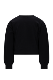 SOTA cropped sweater -zwart-
