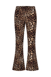 BIBI flared pants -luipaard-