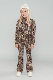 BIBI flared pants -luipaard-