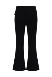 BESS flared pants -zwart-