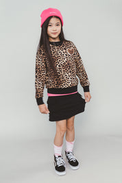 RISA cargo sweat rok -zwart-