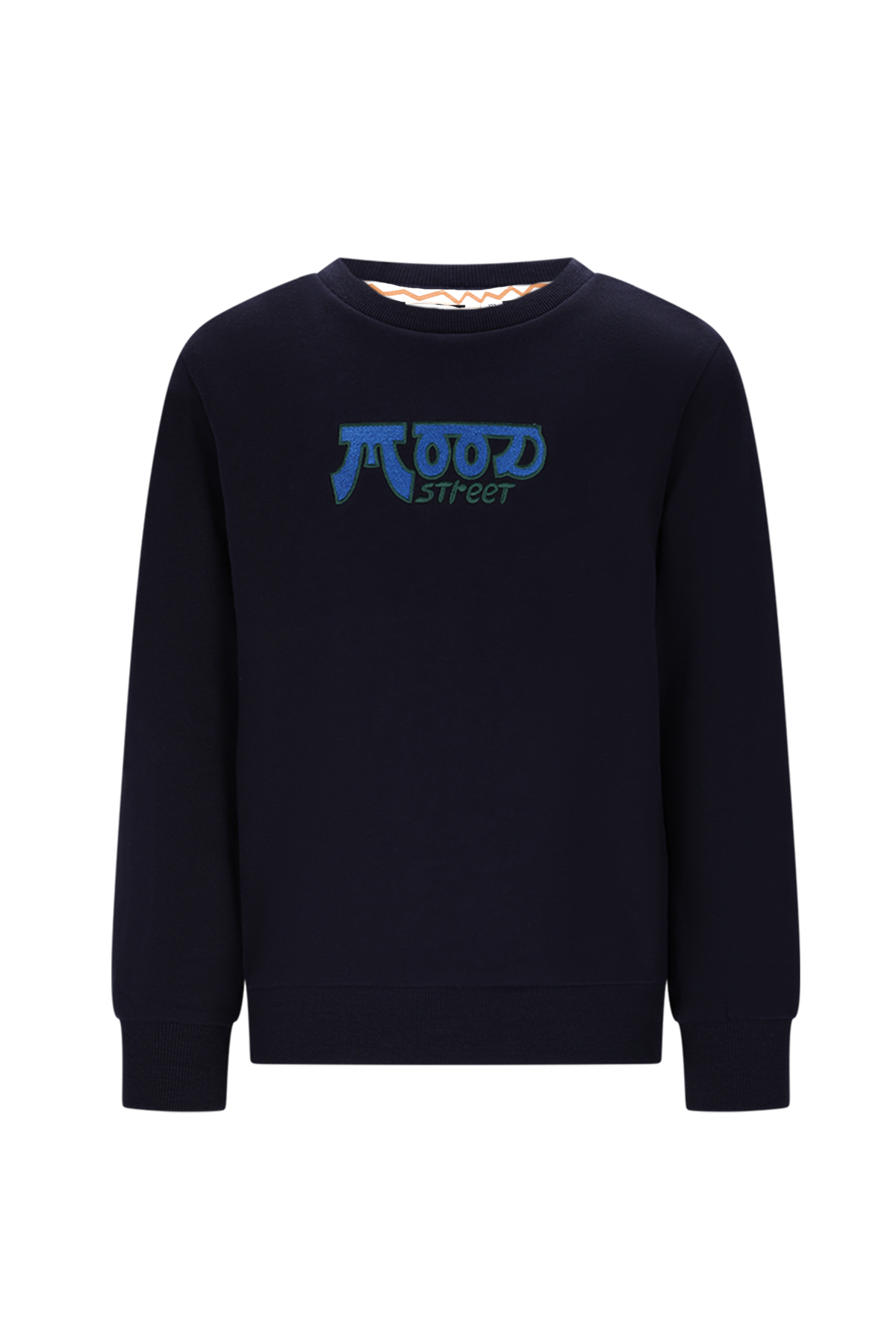 SEV fancy embro sweater -blauw-