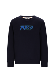 SEV fancy embro sweater -blauw-