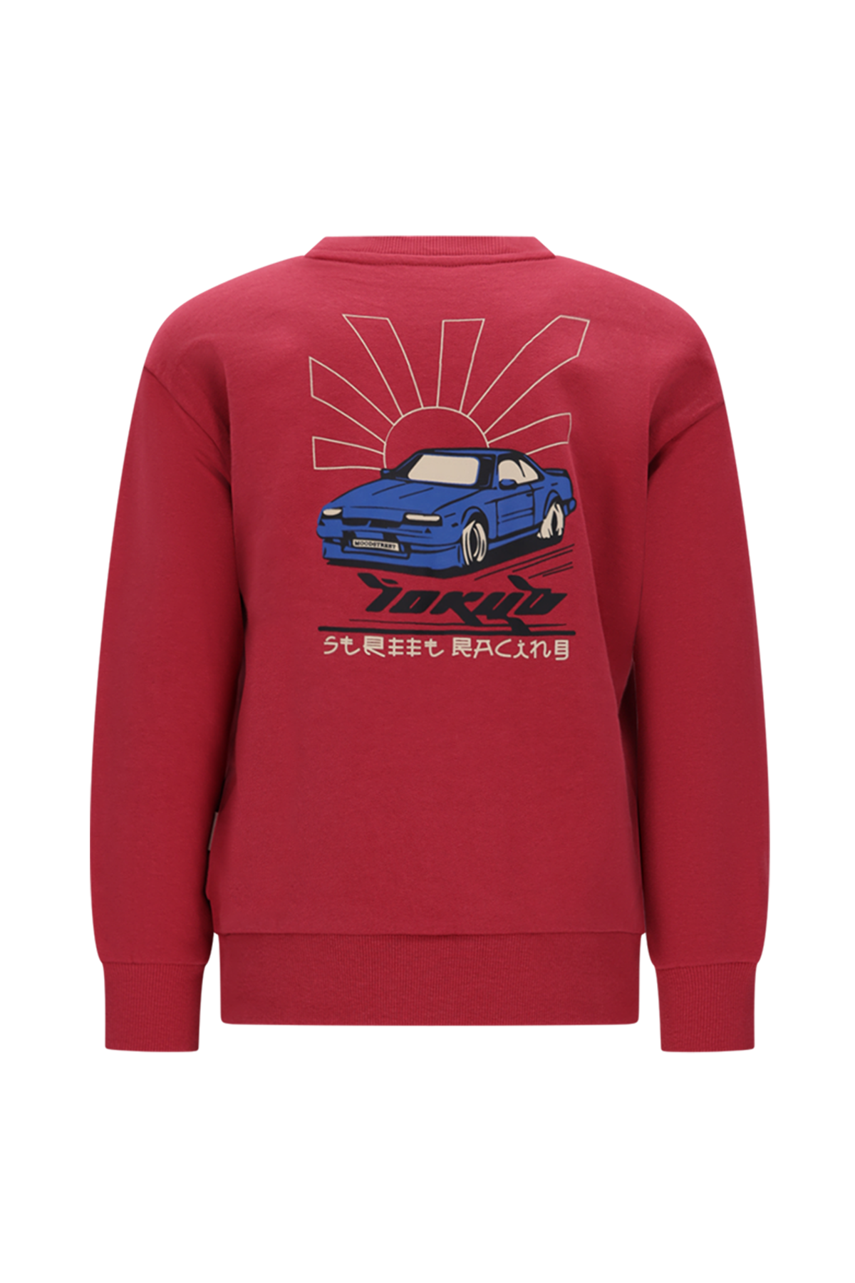 SIMON race-car sweater -bordeaux-