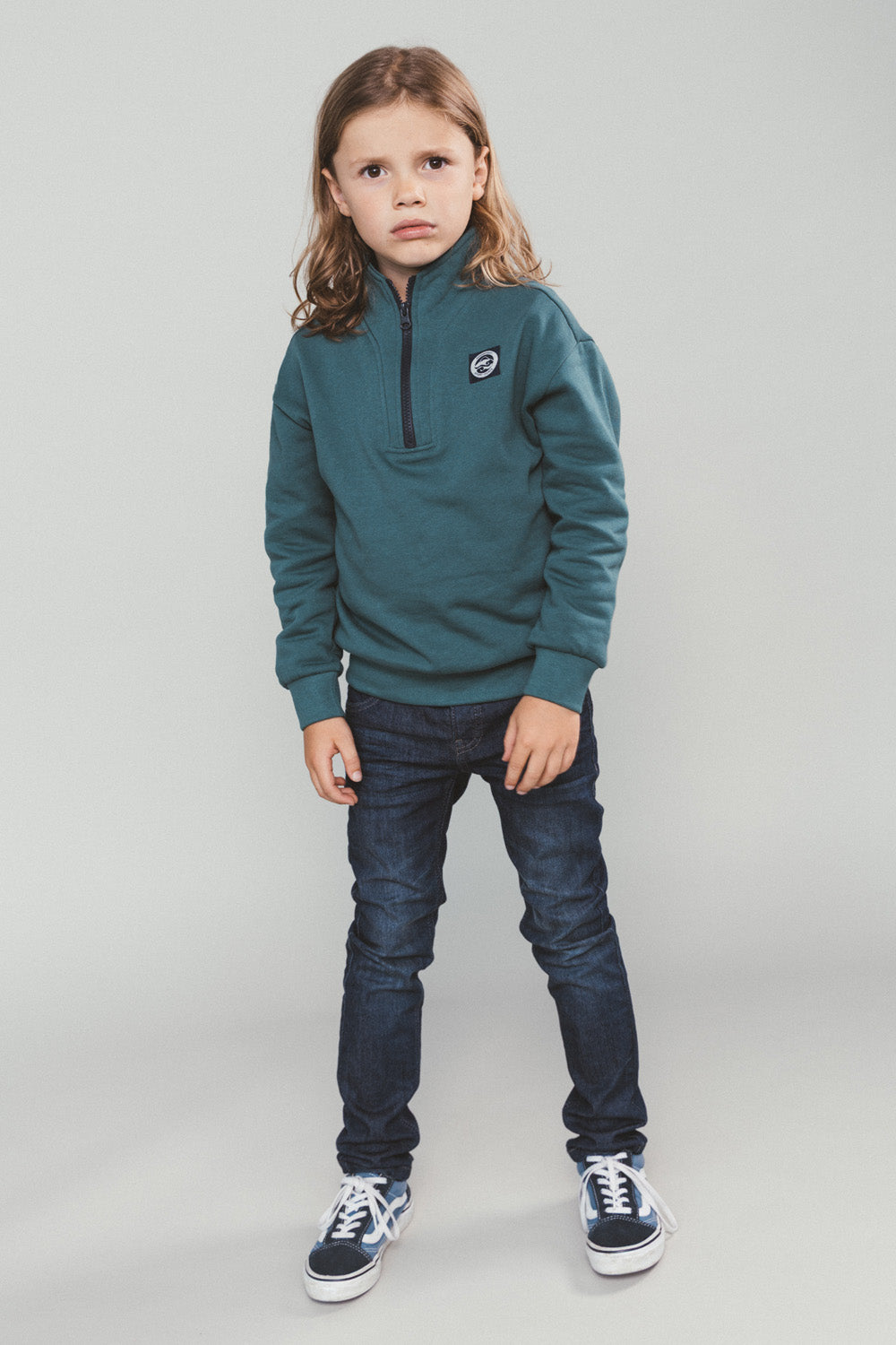 SUKI zip-up -groen-