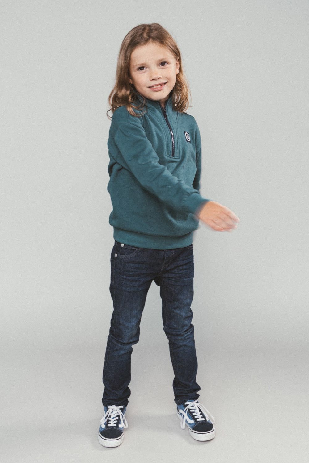 SUKI zip-up -groen-