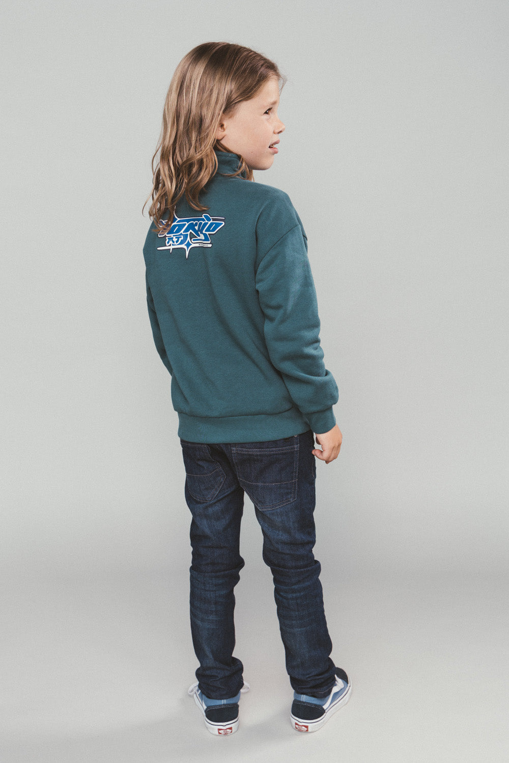 SUKI zip-up -groen-