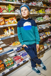 SULVY hoodie -blauw-
