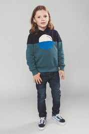 SULVY hoodie -blauw-