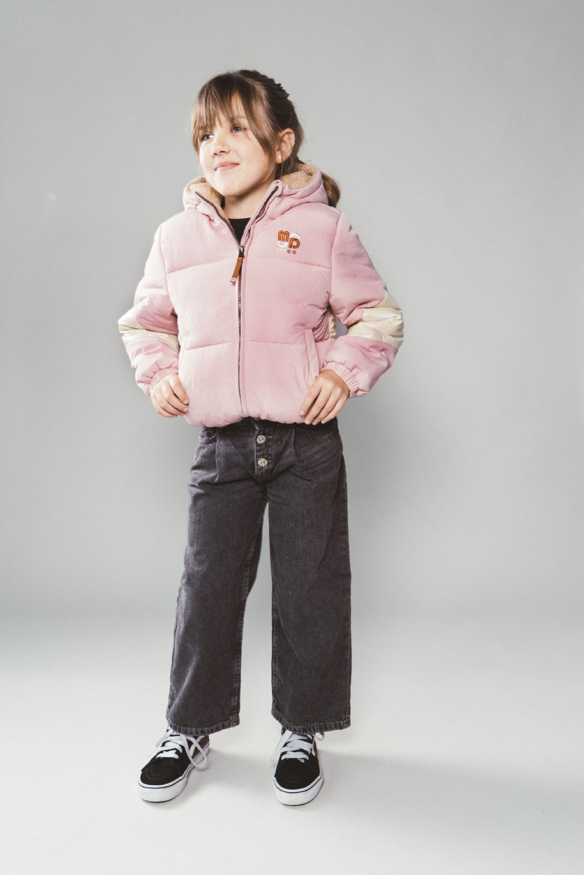 JULES multi-colour bomber - Powder Pink