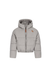 JOYA cropped bomber - Silver