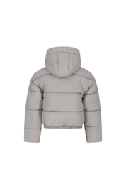 JOYA cropped bomber - Silver