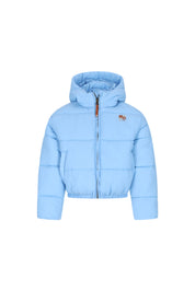 JOYA cropped bomber - Soft Blue