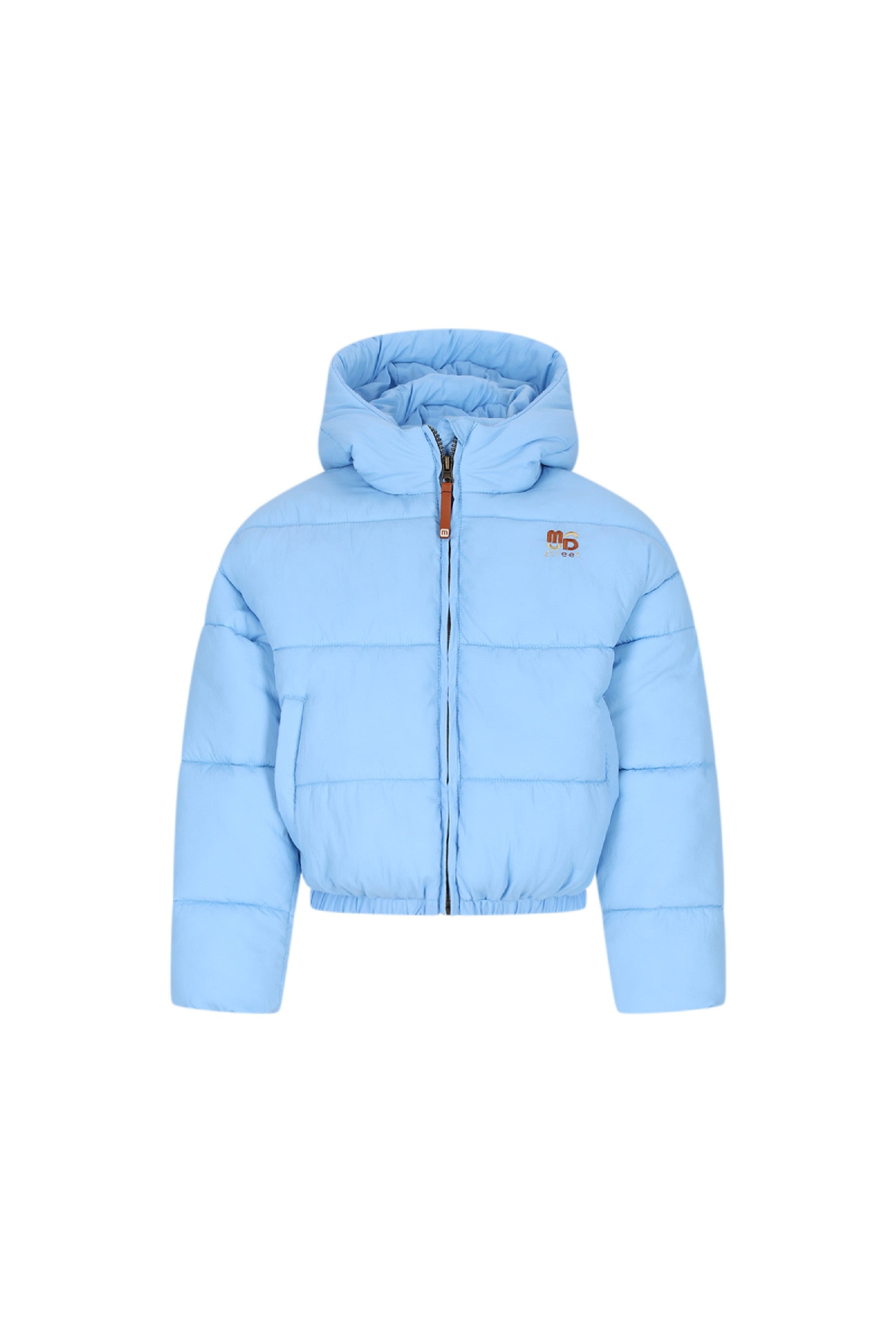 JOYA cropped bomber - Soft Blue