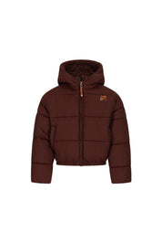 JOYA cropped bomber - Cocoa