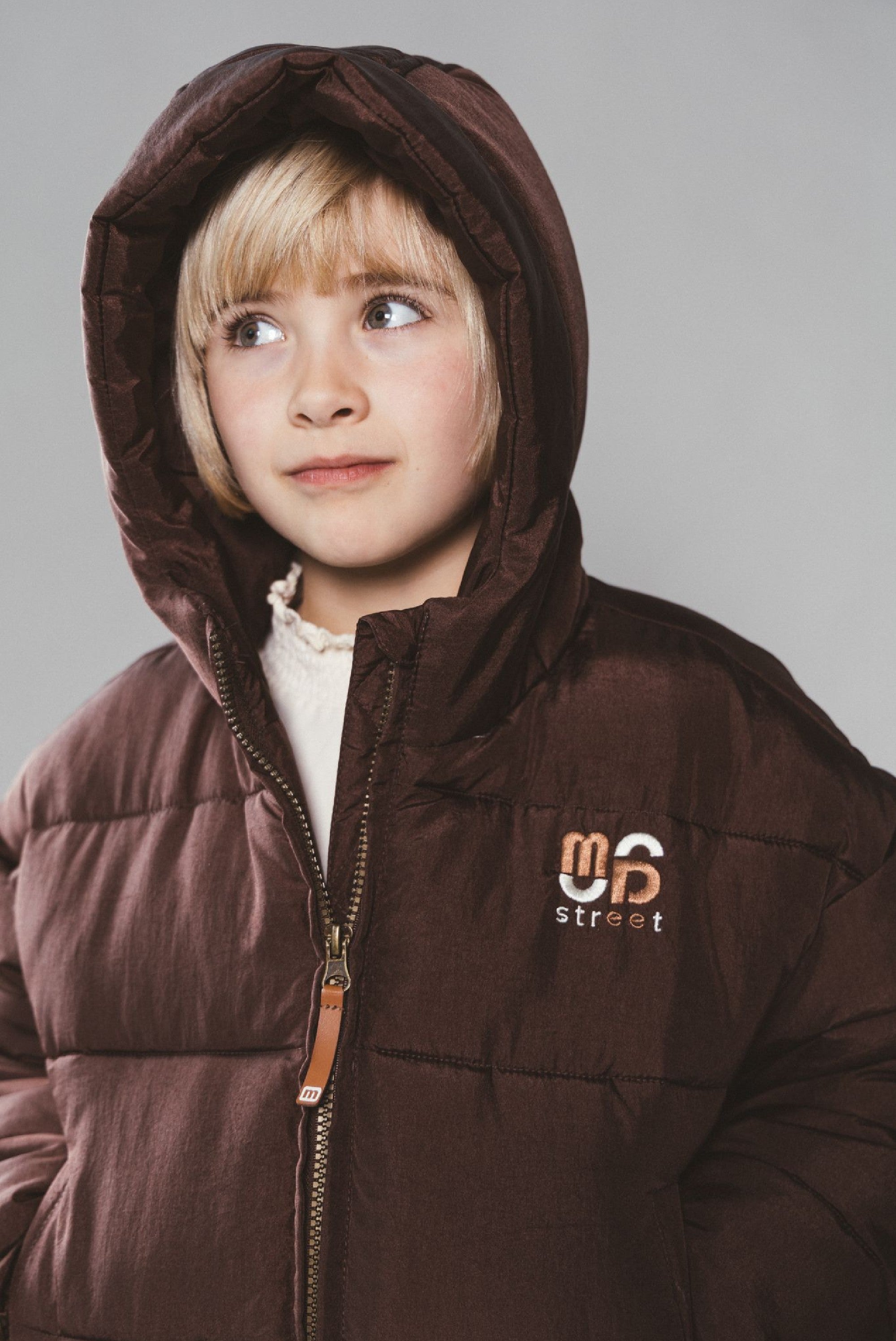 JOYA cropped bomber - Cocoa