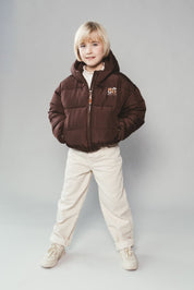 JOYA cropped bomber - Cocoa