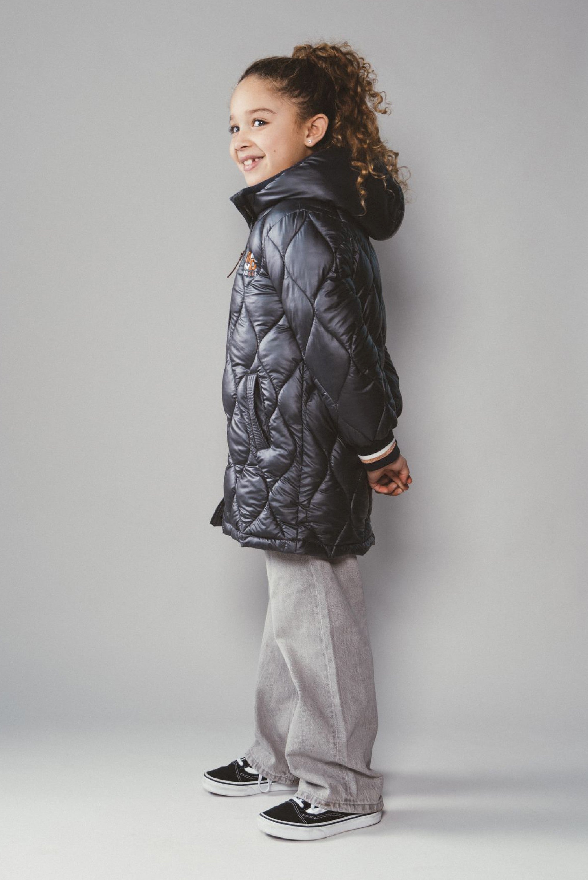 JULA golvend stiksel parka - Navy