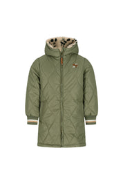 JULA wavy stitch parka - Khaki