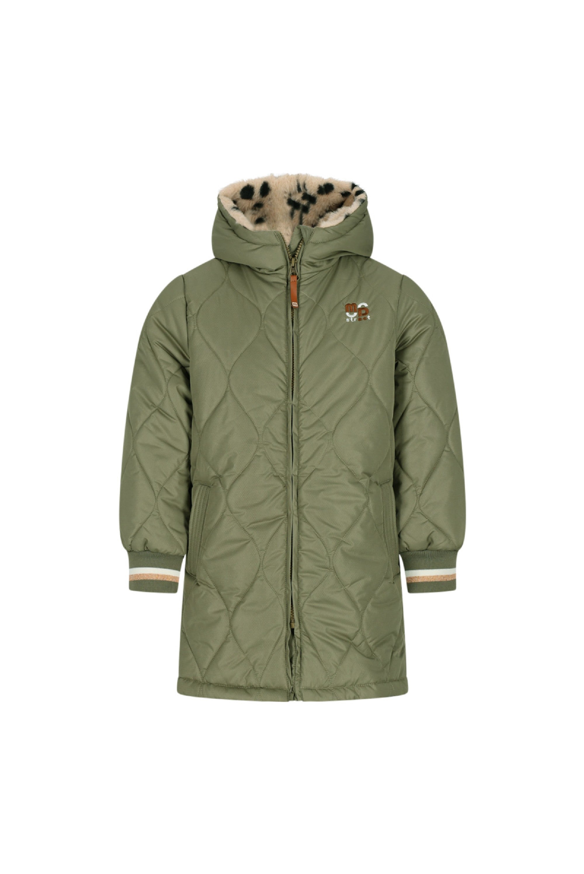JULA wavy stitch parka - Khaki