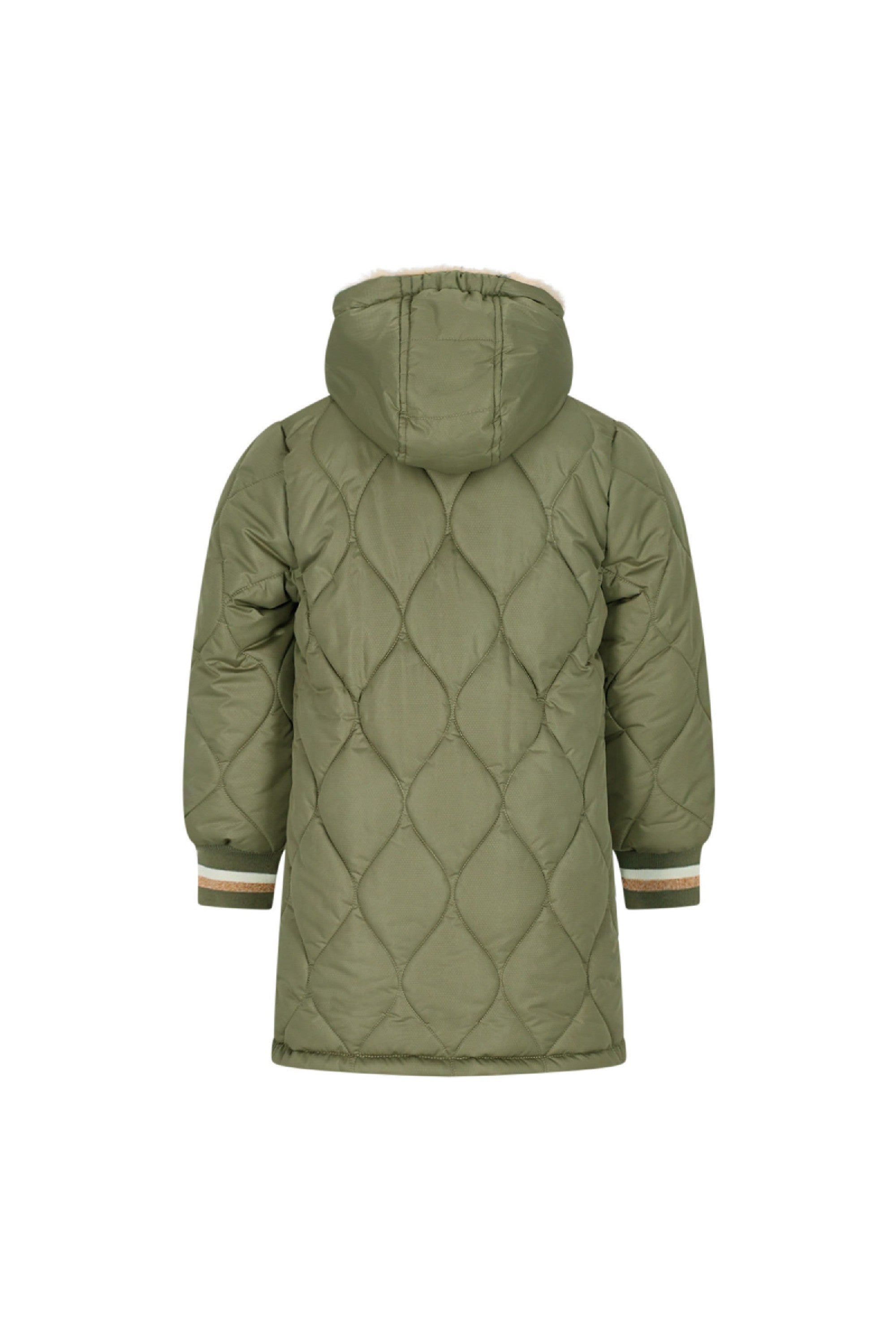 JULA wavy stitch parka - Khaki