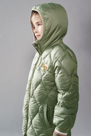 JULA wavy stitch parka - Khaki