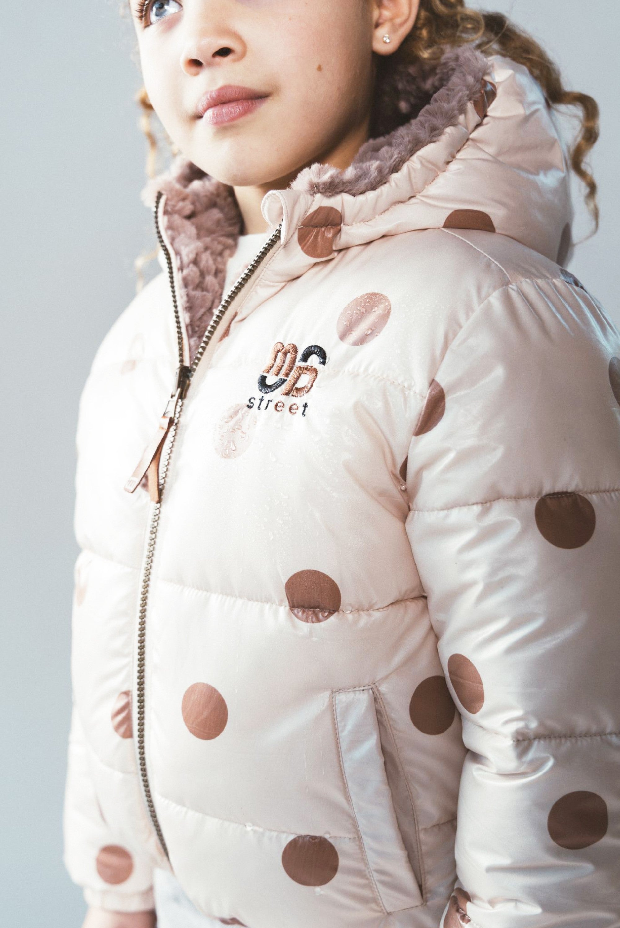 JACKIE reversible bomber - Polka Dot