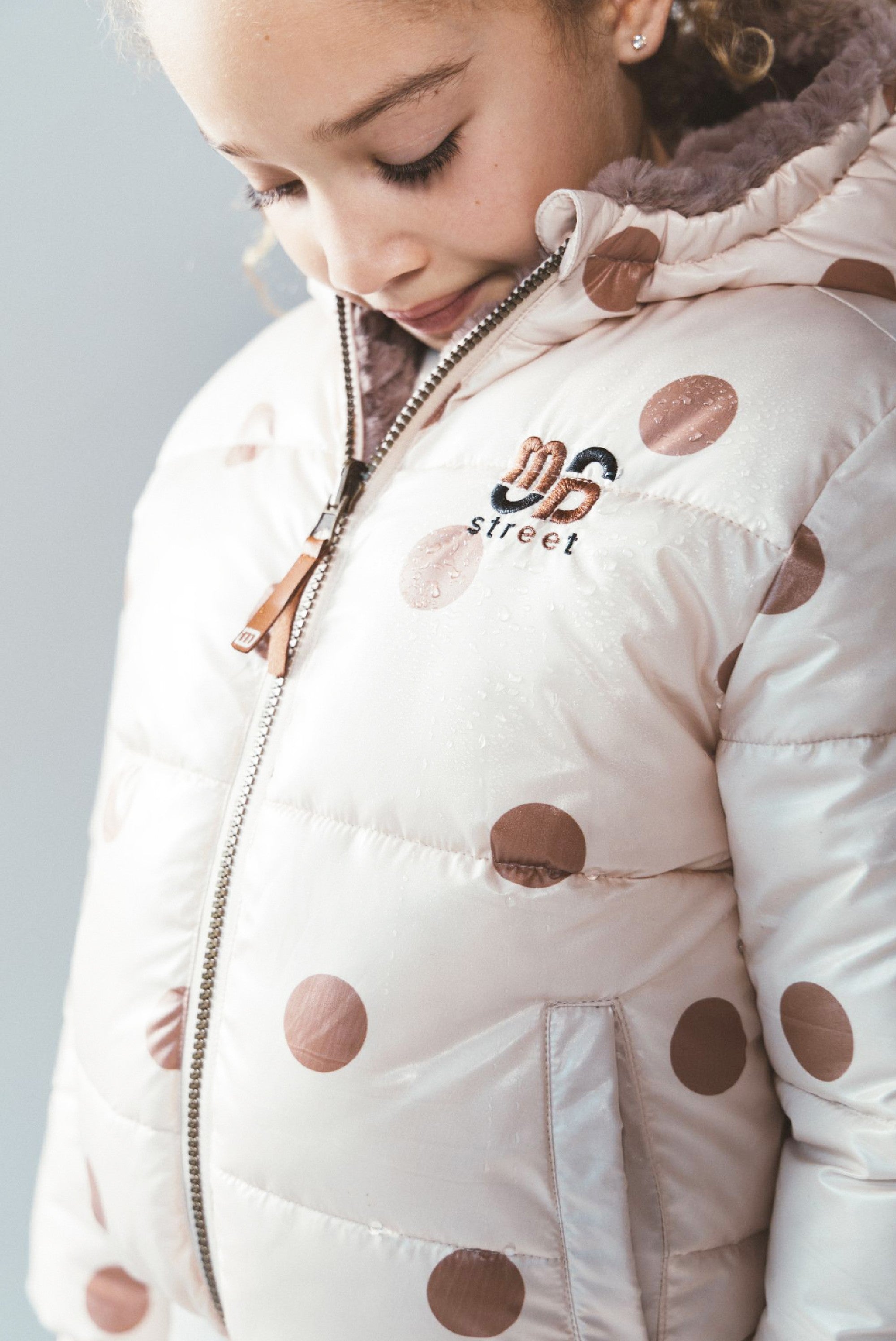 JACKIE reversible bomber - Polka Dot