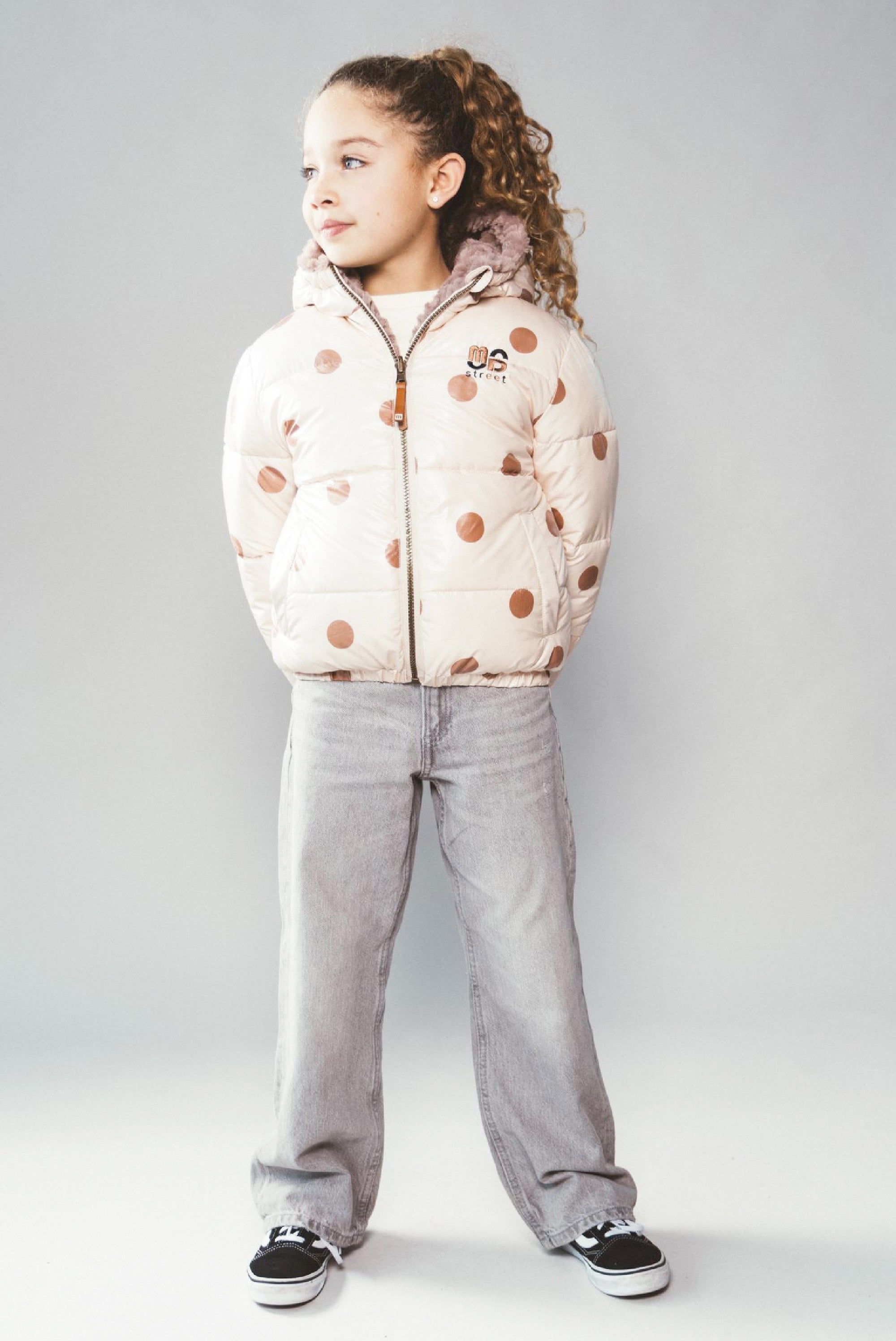 JACKIE reversible bomber - Polka Dot