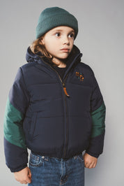 JULES multi-colour bomber - Navy