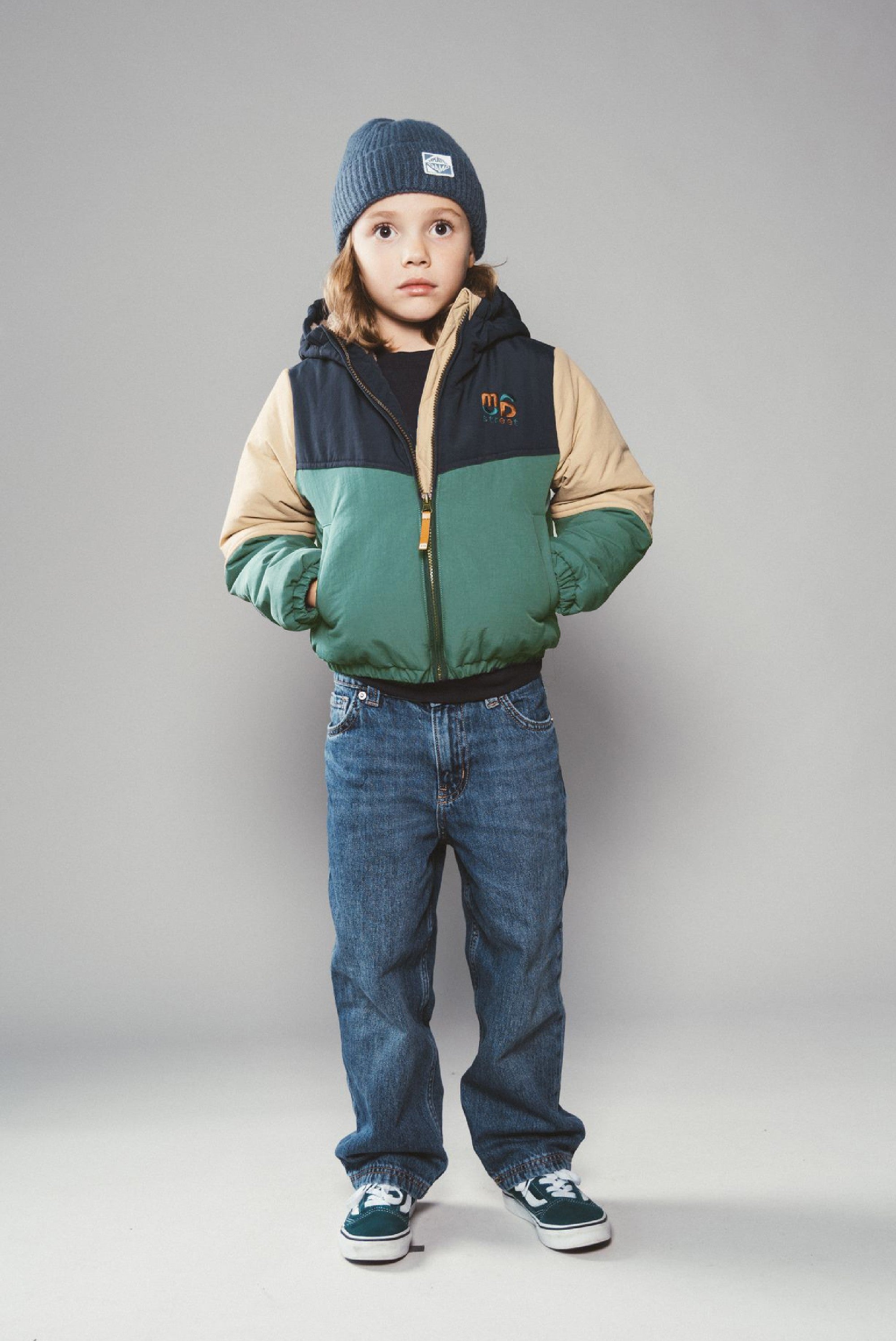 JOSHUA multi-colour jacket - Navy