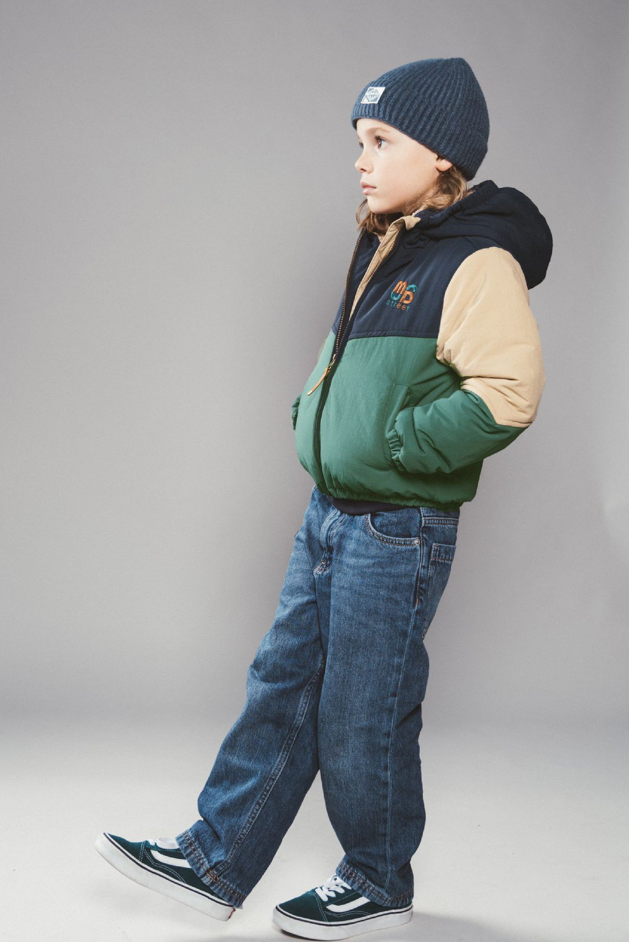 JOSHUA multi-colour jacket - Navy