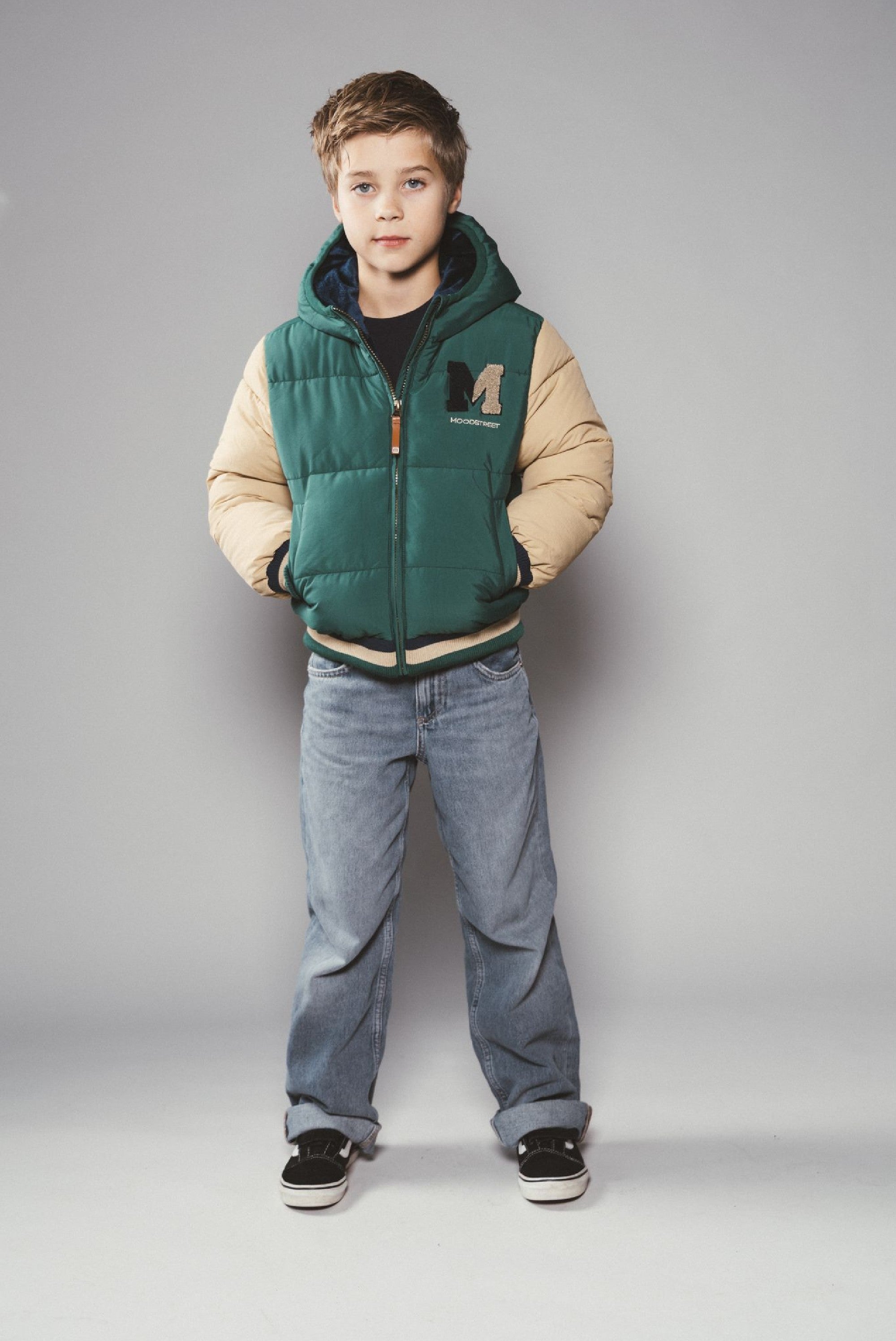 JERICHO winter baseball jacket - Sporty Green