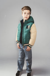 JERICHO winter baseball jacket - Sporty Green