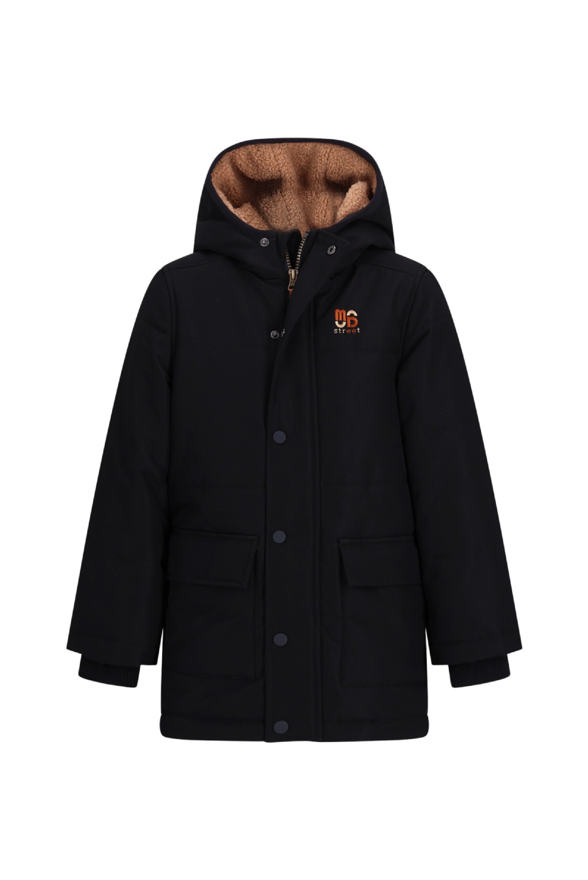 JASPER gewatteerde parka - Black