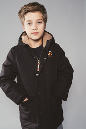 JASPER gewatteerde parka - Black