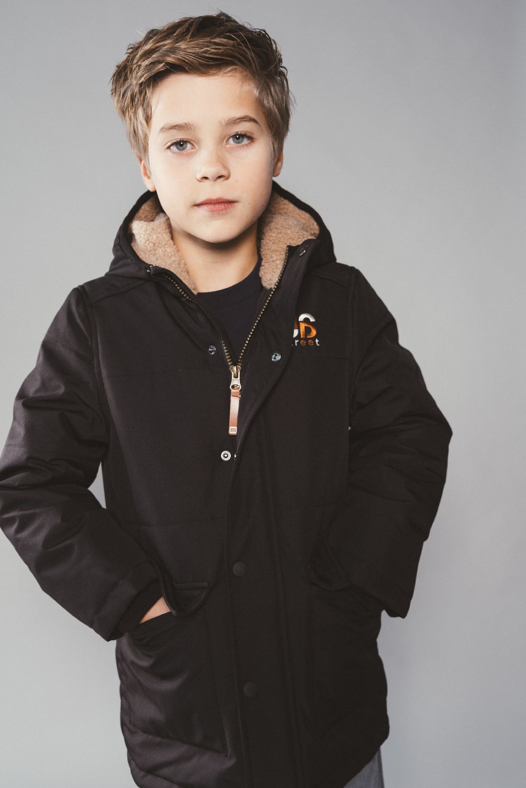 JASPER gewatteerde parka - Black