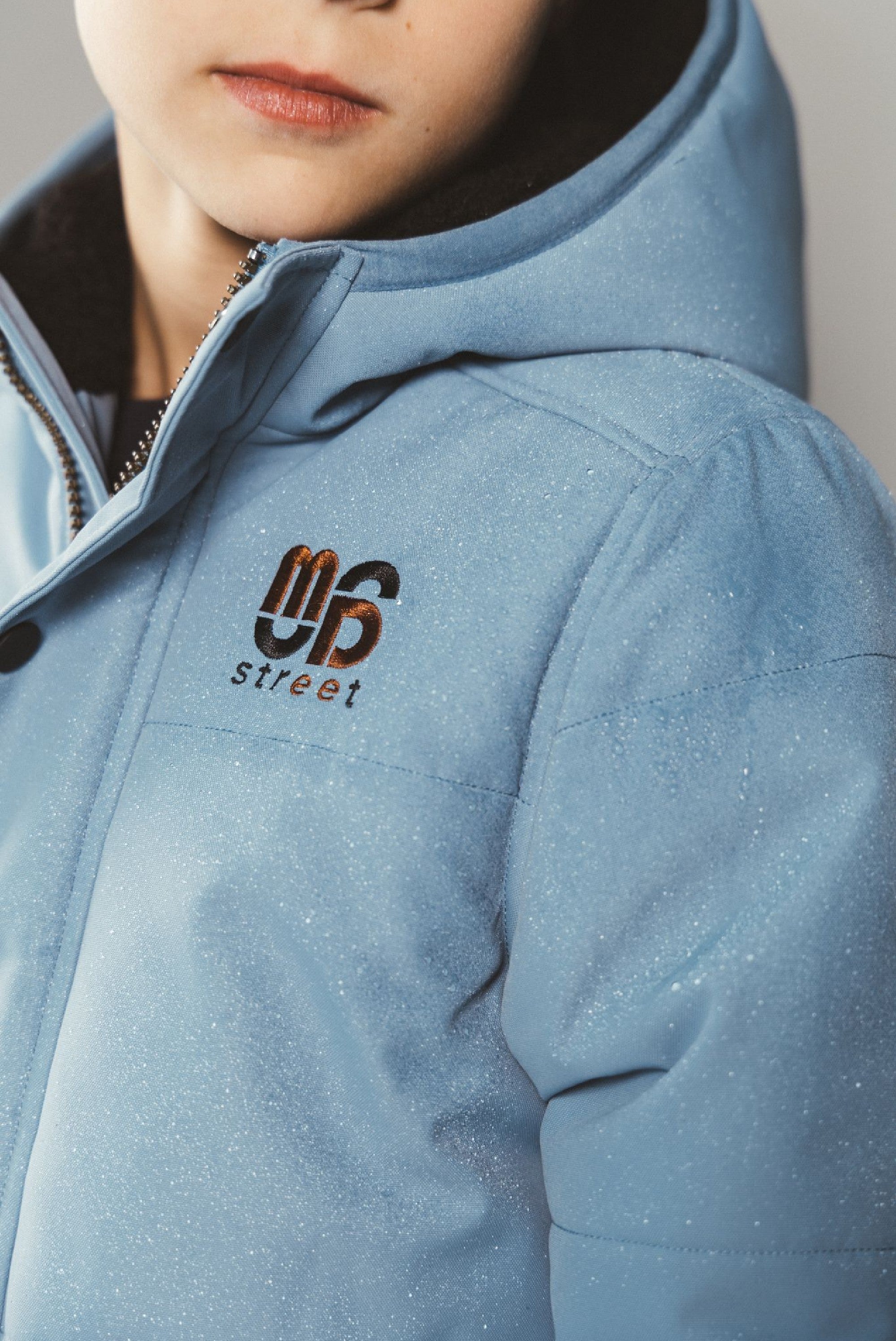 JASPER gewatteerde parka - Ice Blue