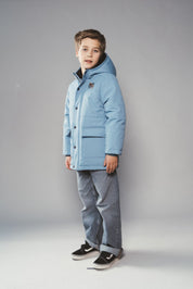 JASPER gewatteerde parka - Ice Blue