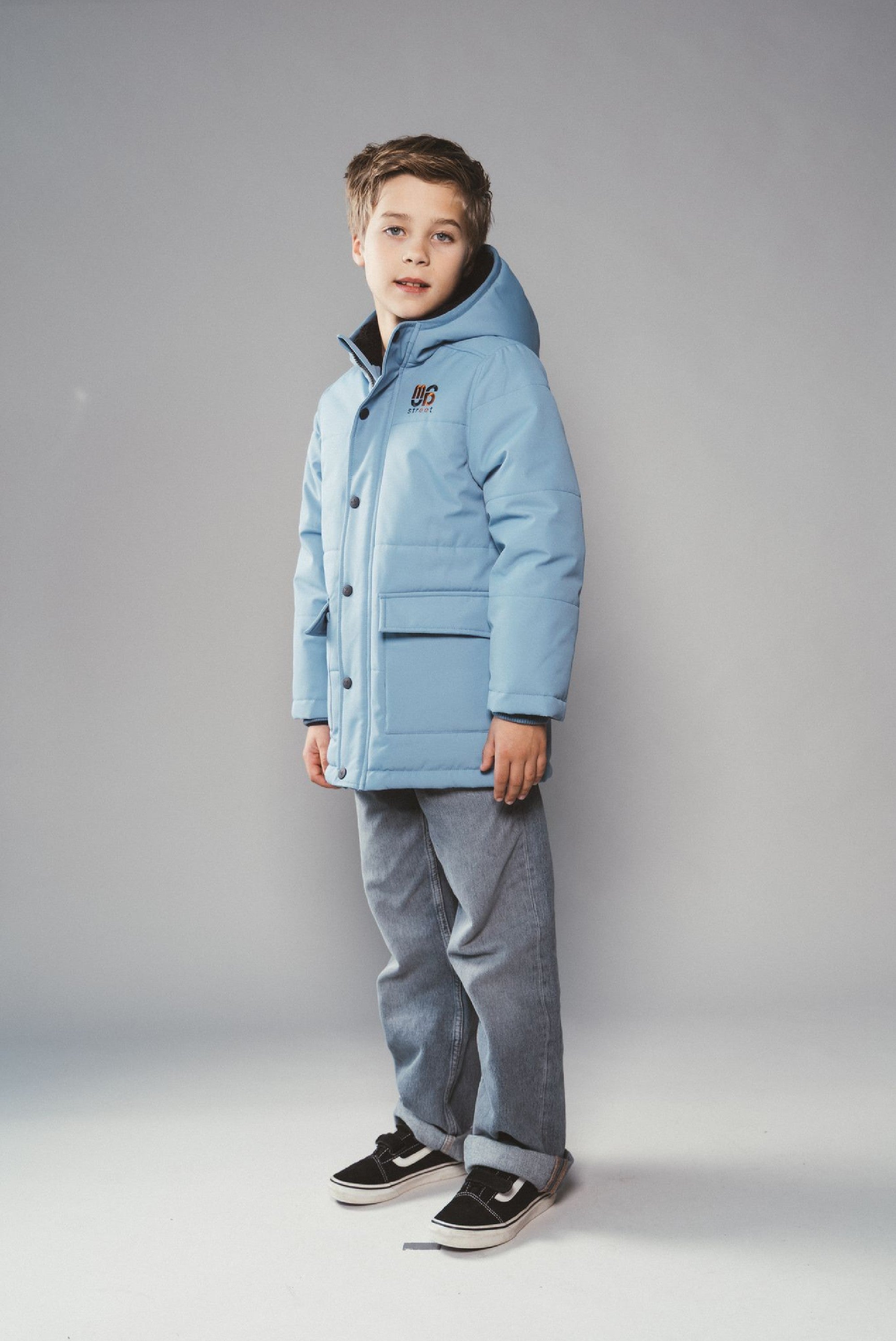 JASPER gewatteerde parka - Ice Blue