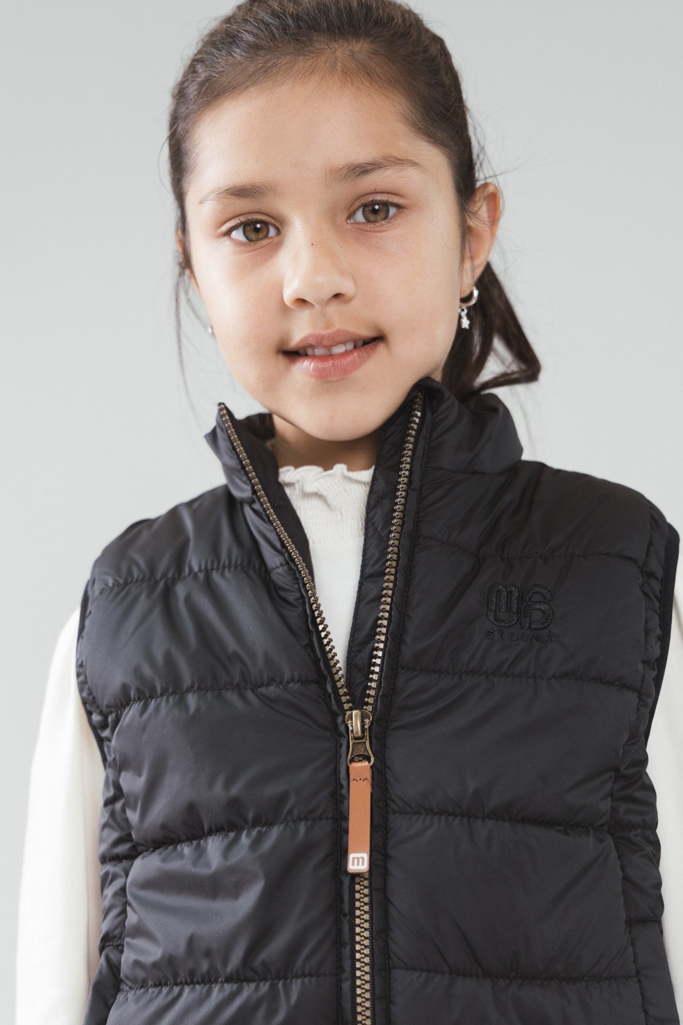 JO licht gewatteerde bodywarmer Zwart