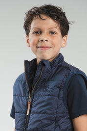 JO licht gewatteerde bodywarmer Blauw