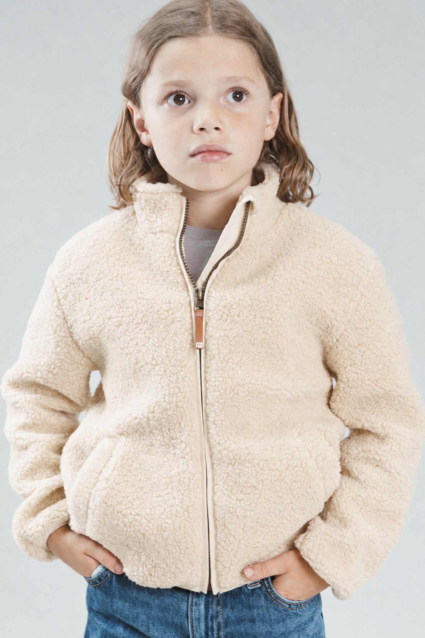 JAYCE teddy tussenjas Wit
