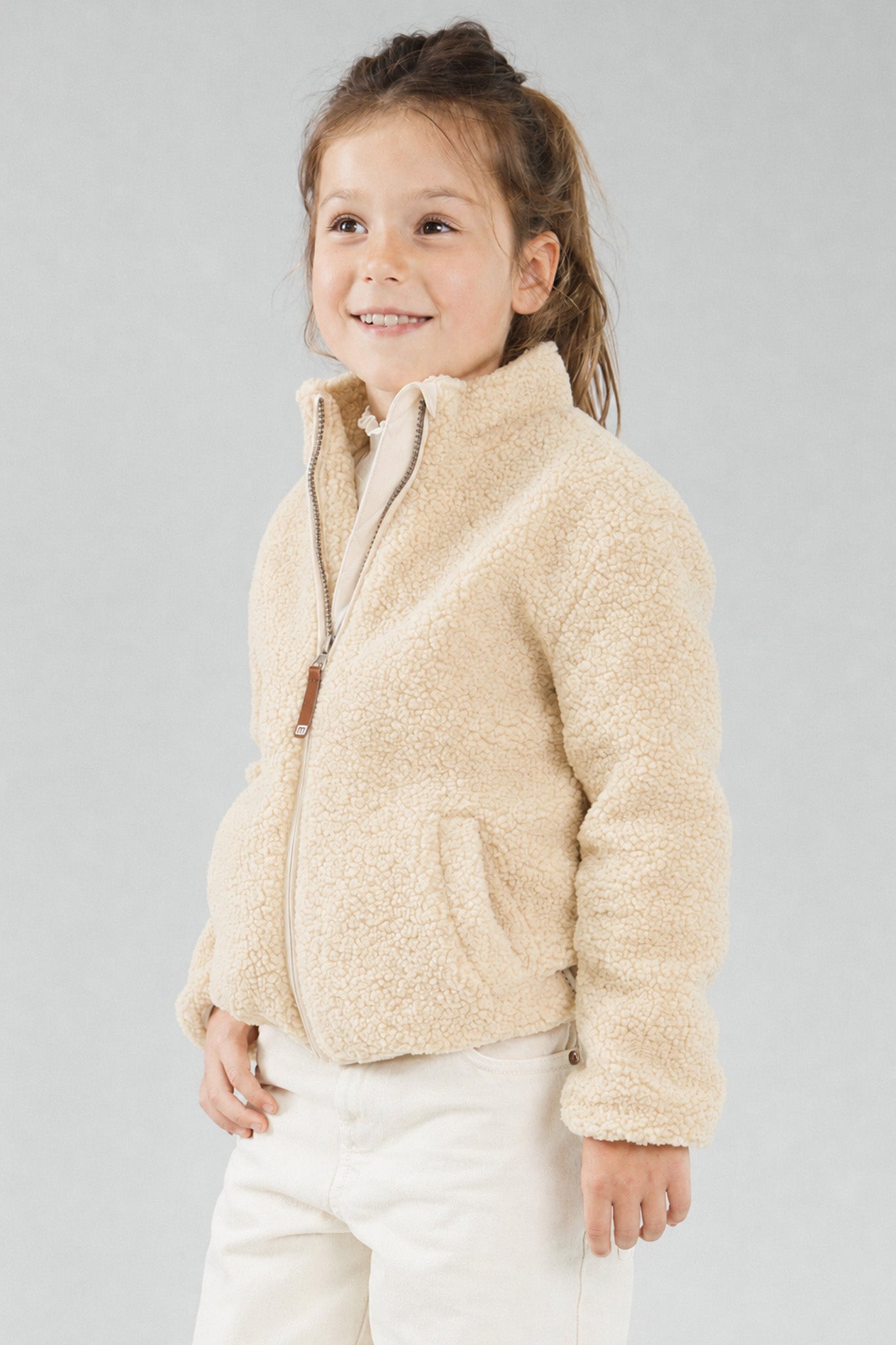 JAYCE teddy tussenjas Wit