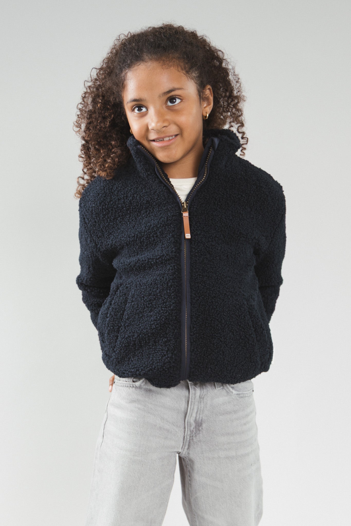 JAYCE teddy tussenjas Blauw