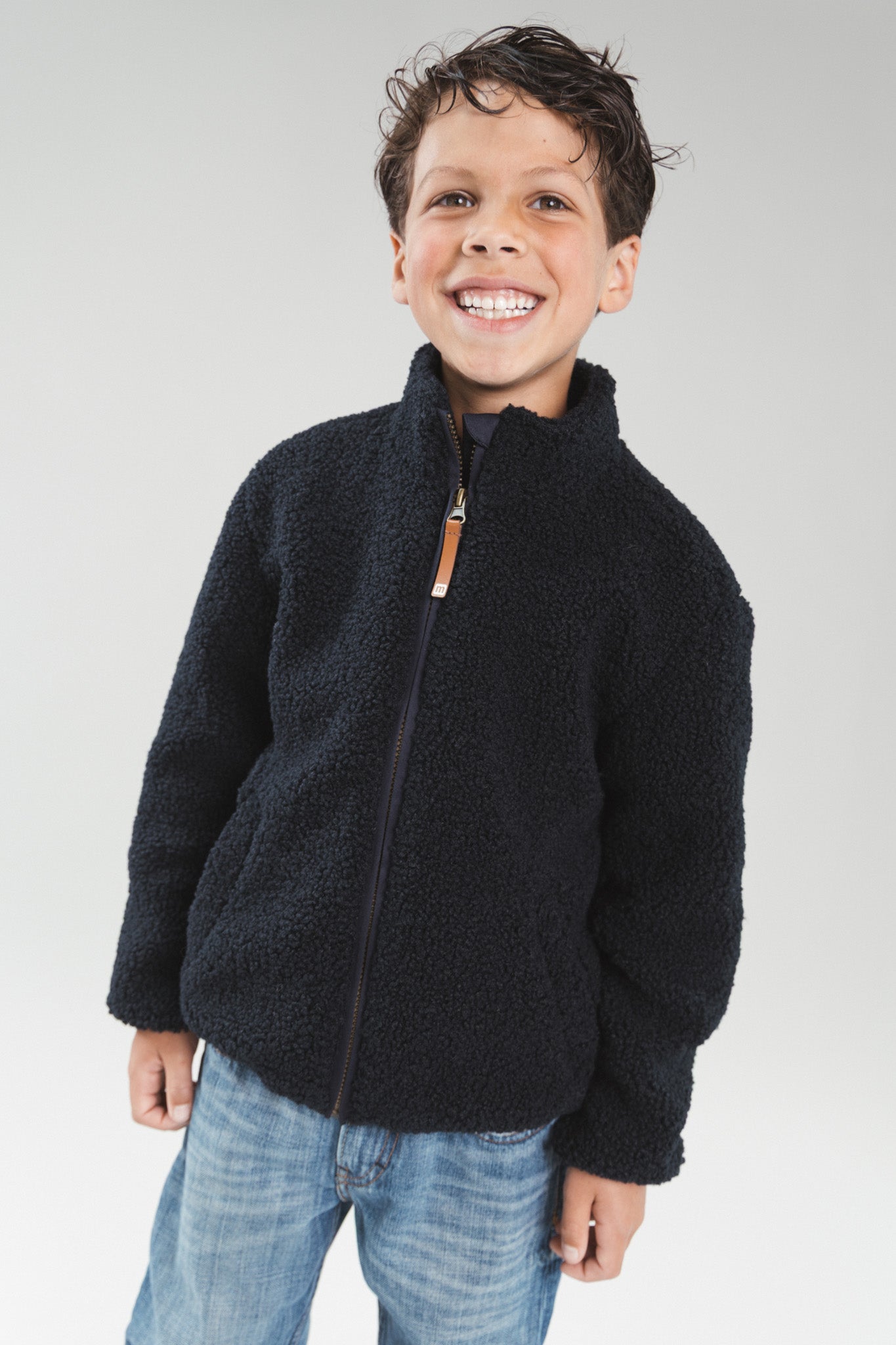 JAYCE teddy tussenjas Blauw
