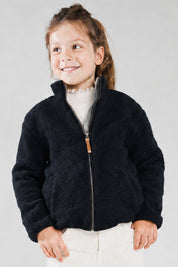 JAYCE teddy tussenjas Blauw