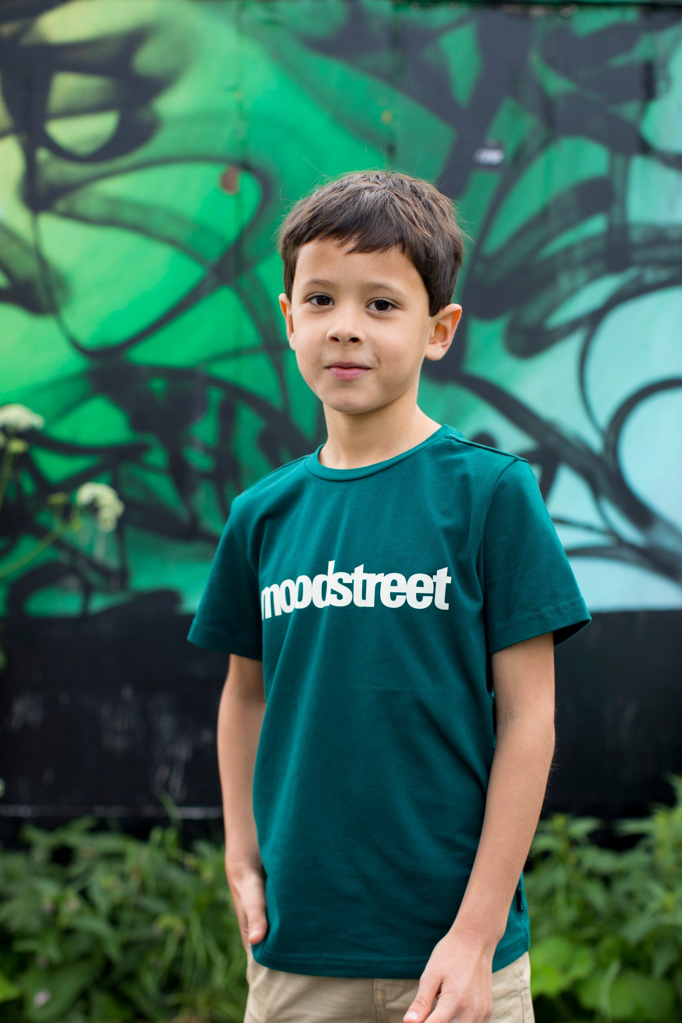 Logo t-shirt groen