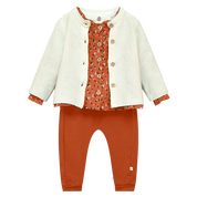 GEORGIE baby cardigan white